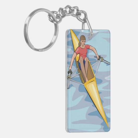 Frau Rower Schlüsselanhänger (Vorderseite links)