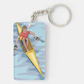 Frau Rower Schlüsselanhänger (Rückseite)