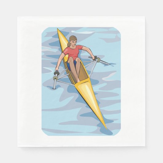 Frau Rower Serviette (Vorderseite)