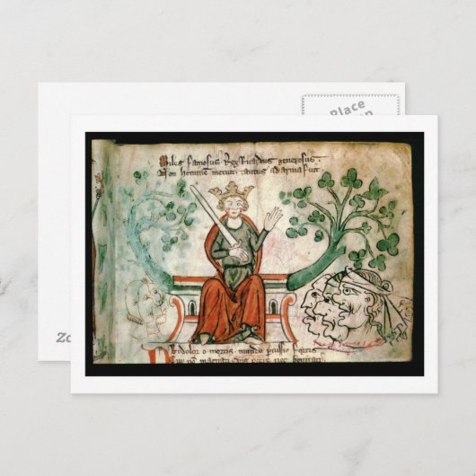 Frau Royal 20 A11 Richard I (1157-1999) (The Lion- Postkarte (Vorne/Hinten)