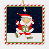 Frau Runner Keramikornament (Vorderseite)