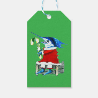 Frau Sailfish Claus Geschenktasche Geschenkanhänger
