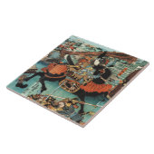 FRAU SAMURAI TOMOE GOZEN HORSEBACK IM KAMPF FLIESE (Seite)