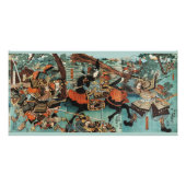 FRAU SAMURAI TOMOE GOZEN HORSEBACK IM KAMPF POSTER (Vorderseite)