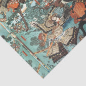 FRAU SAMURAI TOMOE GOZEN HORSEBACK IM KAMPF SEIDENPAPIER (Detail)