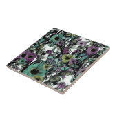 Frau Sandman, Blumenschädelmuster Fliese (Seite)