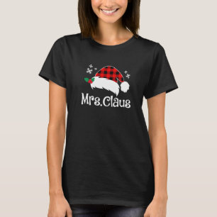 Frau Santa Claus Funny Christmas Matching Paar Wi T-Shirt