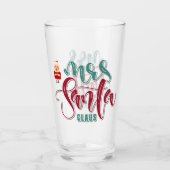 Frau Santa Claus Glas (Vorderseite)