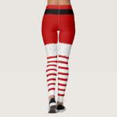 Frau Santa Claus Leggings (Rückseite)
