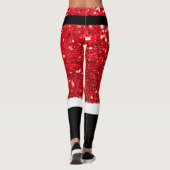 Frau Santa Claus Leggings (Rückseite)