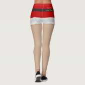 Frau Santa Claus Shorts Funny Christmas Costume Leggings (Rückseite)