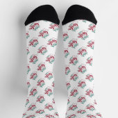 Frau Santa Claus Socken (Oben)