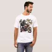 Frau Sasquatch Yeti bigfoot T-Shirt (Vorne ganz)