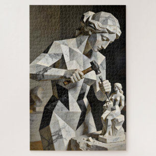 Frau, schaffe dich selbst – Selbst konstruiertes P Puzzle