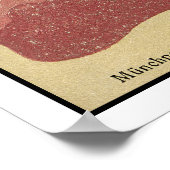 Frau & Schlange - Jugendstil - Jugend Poster (Ecke)