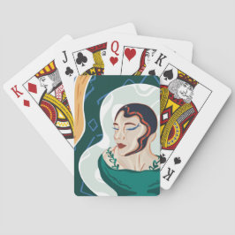 Frau Schlange - Schlangenkopfmutter Spielkarten