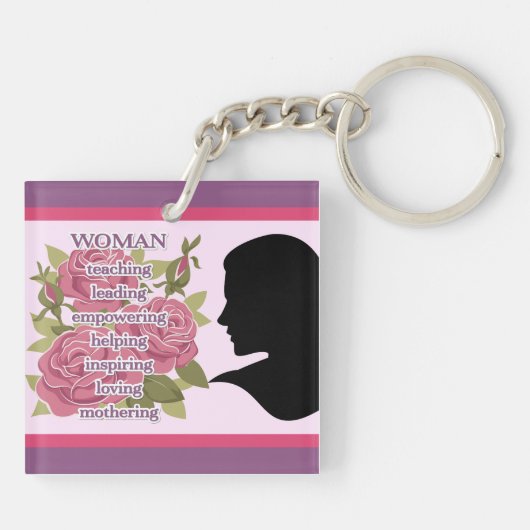 Frau Schlüsselanhänger (Rückseite)