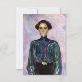 Frau Schwarz (von Edvard Munch) Karte