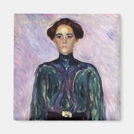 Frau Schwarz (von Edvard Munch) Magnet