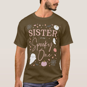 Frau Schwester der Spooky One Girl First Birthda T-Shirt
