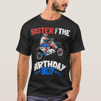 Frau Schwester des Geburtstags Junge Funny Kids Di T-Shirt