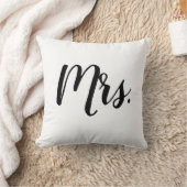Frau Script Bedroom Wedding Pillow Kissen (Decke)
