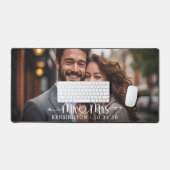 Frau Script Heart Arrows Newlywed Schreibtischunterlage (Tastatur & Maus)