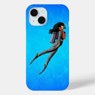 Frau SCUBA Diving Case-Mate iPhone Hülle
