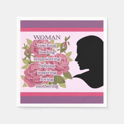 Frau Serviette (Vorderseite)