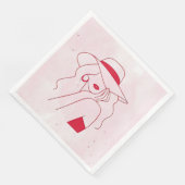 Frau Serviette (Ecke)