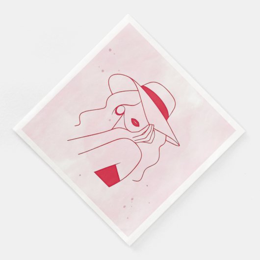 Frau Serviette (Ecke)