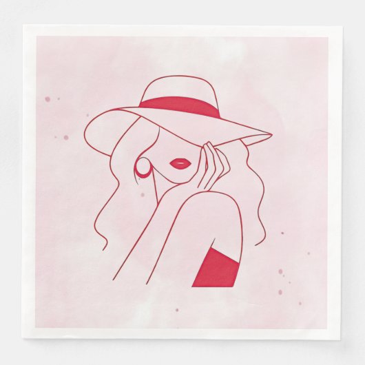 Frau Serviette (Vorderseite)