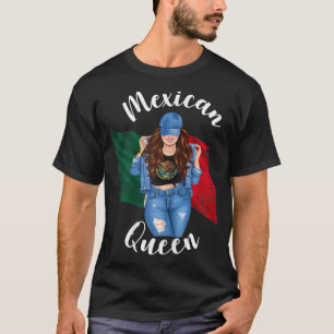 Frau Sey Meican Queen Meico Frauen Mama Pat T-Shirt
