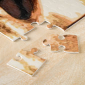 Frau sieht weg puzzle (Seite)