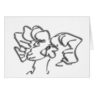 Frau Silver Aries Geburtstagskarte