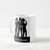 (Frau) sind wir die Ingenieur-Tasse Tasse (Vorderseite Links)