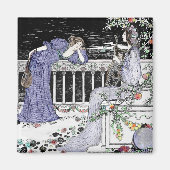 Frau singt zu ihrem Freund Magnet (Vorne)