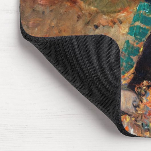 Frau sitzt auf der Bank, Mary Cassatt Mousepad (Ecke)