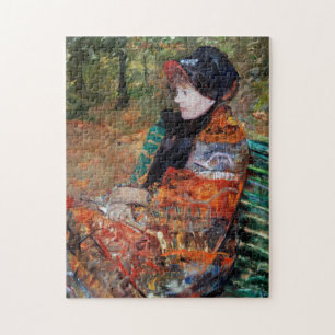 Frau sitzt auf der Bank, Mary Cassatt Puzzle