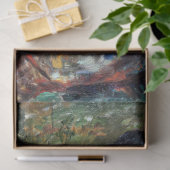 Frau sitzt auf der Bank, Mary Cassatt Seidenpapier (Geschenk)