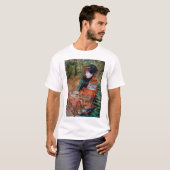 Frau sitzt auf der Bank, Mary Cassatt T-Shirt (Vorne ganz)