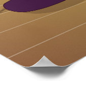 Frau sitzt in Lotus-Position, meditiert Poster (Ecke)