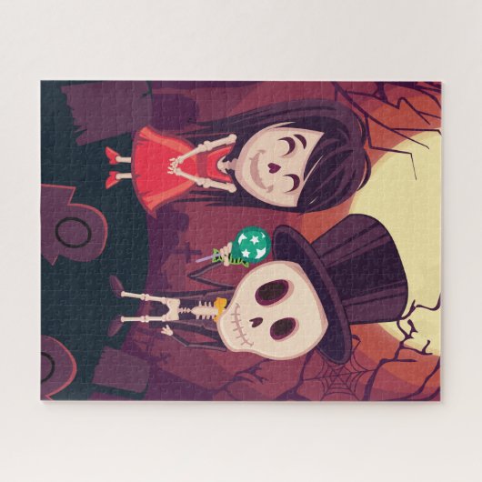 Frau Skeleton Puzzle (Horizontal)