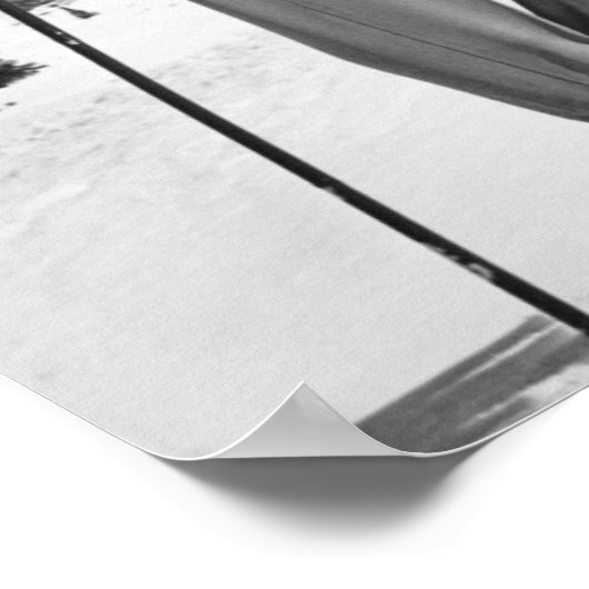 Frau Skier Poster (Ecke)