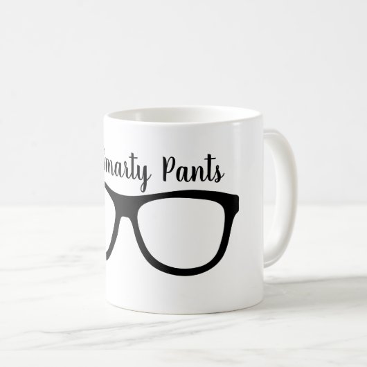 Frau Smarty Pants - Kaffeetasse (VorderseiteRechts)