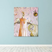 Frau Smews Portrait Leinwanddruck (Insitu (Holzboden))