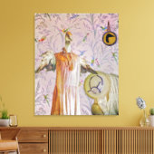 Frau Smews Portrait Leinwanddruck (Insitu (Wohnzimmer))