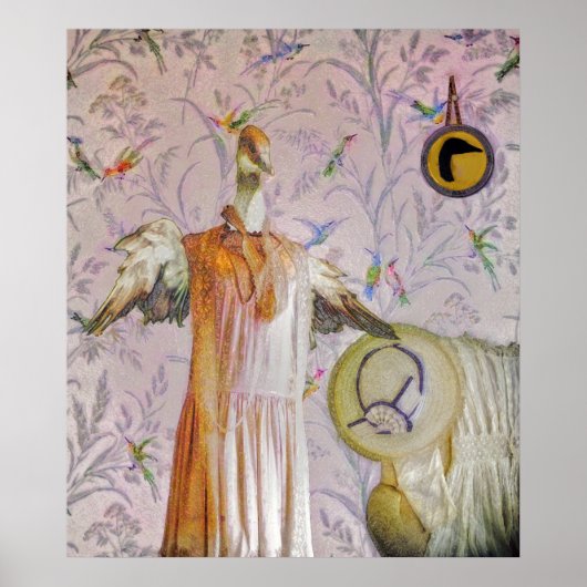 Frau Smews Portrait Poster (Vorne)