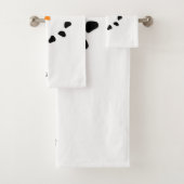 Frau Snow Woman Weihnachtsbadezimmer Handtuch Set (Insitu)