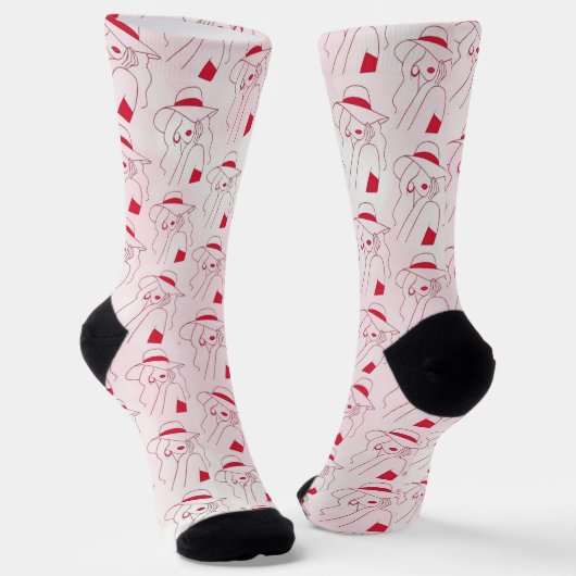 Frau Socken (Gewinkelt)
